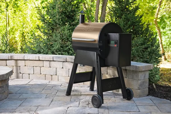 Grills Pro 575 Electric Wood Pellet Grill and Smoker, Bronze, 572 Square Inches Cook Area, 500 Degree Max Temperature, M - Image 6