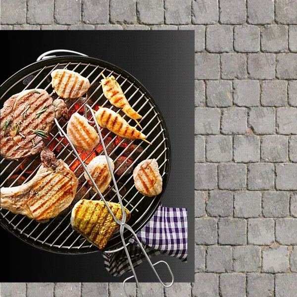 Under Grill Mat for Outdoor Charcoal Gas Grill Smoker 500℃/932℉ Heat Resistant BBQ Fireproof Mat for Patio Lawn Garden Floor - Image 8