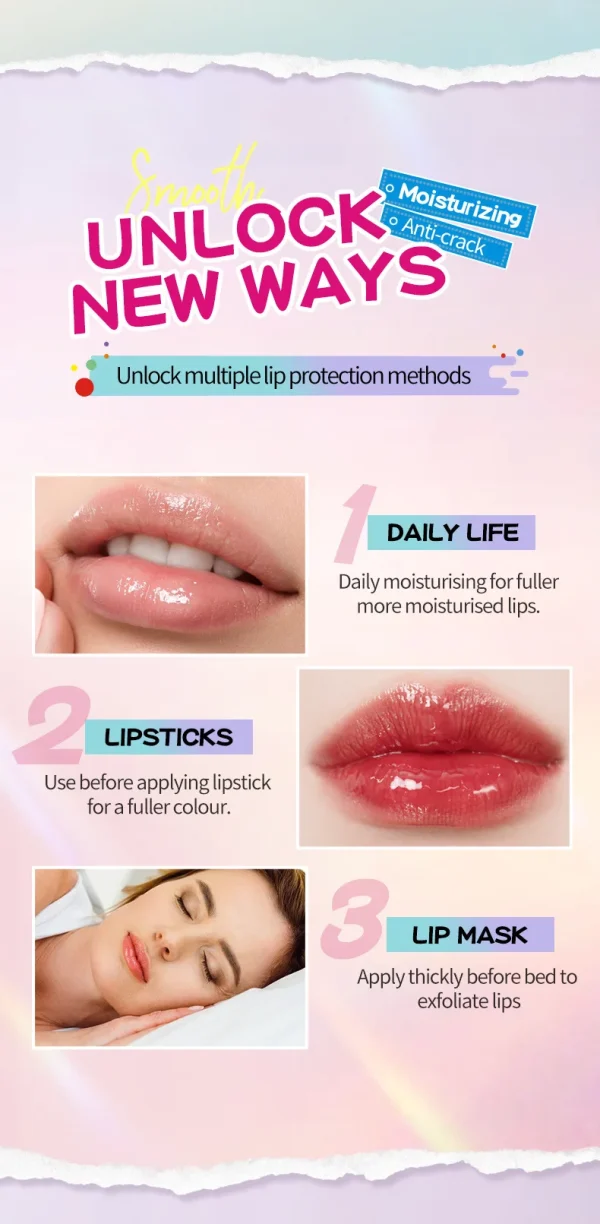 Remove Dark Lip Oil Lightening Melanin Mask Gloss Exfoliating Clean Moisturizer Korean Care SADOER Makeup Beauty Health Products - Image 14