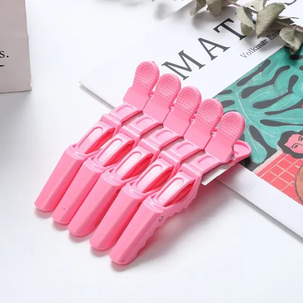 5Pcs/Lot Alligator Hair Clip Hairdressing Clamps Plastic Hair Claw Professional Barber For Salon Styling Hairpins Hair Accessor - Image 8