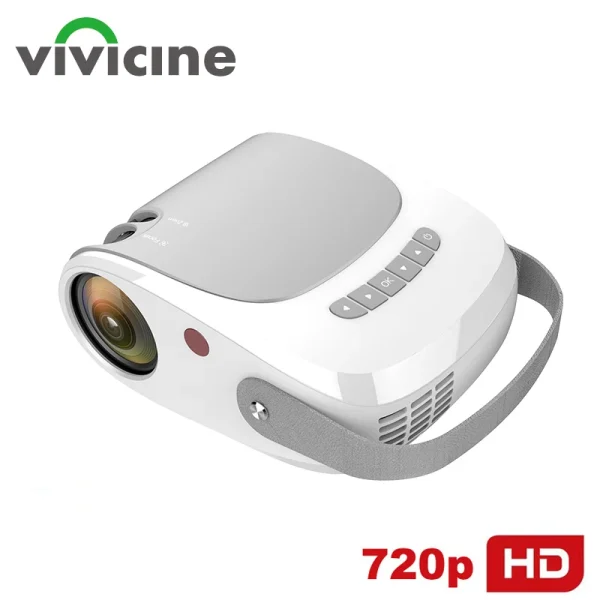 Vivicine V5 1280x720p Portable Home Movie Projector,Perfect Gift Proyector for Man Children,Cheap HD Video Beamer