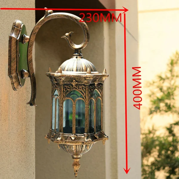 Vintage Wall Lamp Backyard Bar Garden Art Decor Wall Light Chic Home Decoration Accessories - Image 6