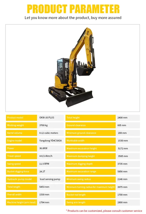 Customization 1.5 Ton Mini Excavator With Strong Engine Mini Backhoe Excavator Hydraulic Micro Escavator Supplier Small Digger - Image 11