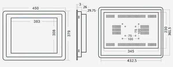 19 inch capacitive touch screen Android tablet pc for industrial - Image 5