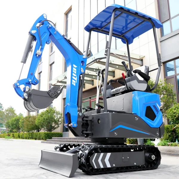 Home Tool 1.2 Ton Hydraulic Small Excavator 1200kg Agricultural Orchard 1ton Trench Digger Diesel Customized Mini Excavator