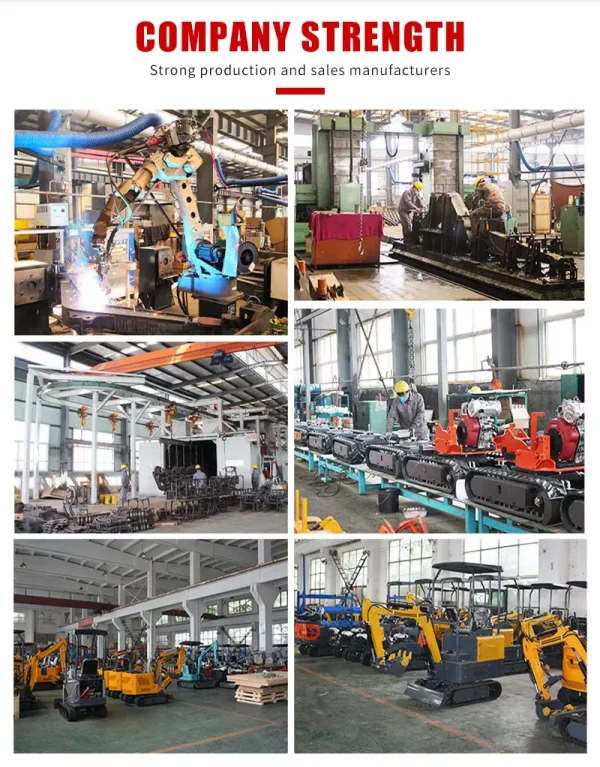 Hydraulic New 1.2 Ton Digger Excavator Mini Backhoe Excavator Customization Diesel Engine Crawler Digger - Image 12