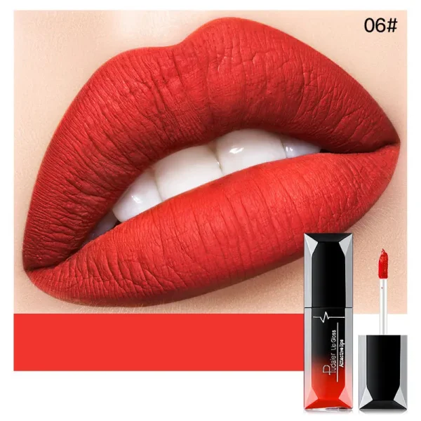 21-Color Lip Gloss Matte Mist Liquid Lipstick Waterproof Long lasting Cosmetics Lip Tint Paste Not-fade Lip Glaze - Image 14