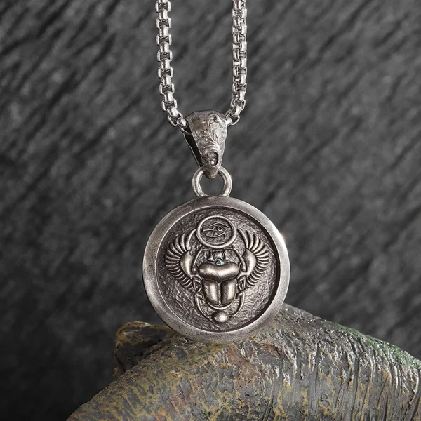 Popular Retro Style Celtic Knot Shield Pendant Necklace Men Women Amulet Hip Hop Punk Personalized Jewelry - Image 38