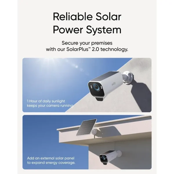 Solar Camera Outdoor Wireless, MaxColor Night Vision, 4K Security Camera with Solar Panel, Face Recognition AI - Image 4