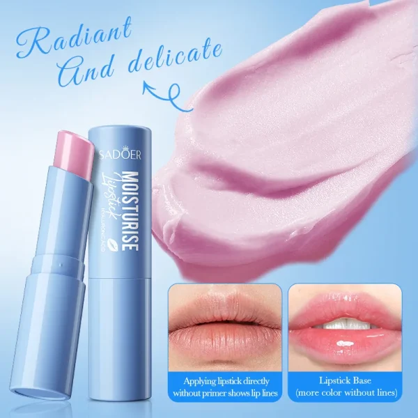 Hyaluronic Acid Moisturizing Lip Balm Fast Lightening Pink Lip Polished Augmentation Brighten Lip Care Moisturizer Female Makeup - Image 5