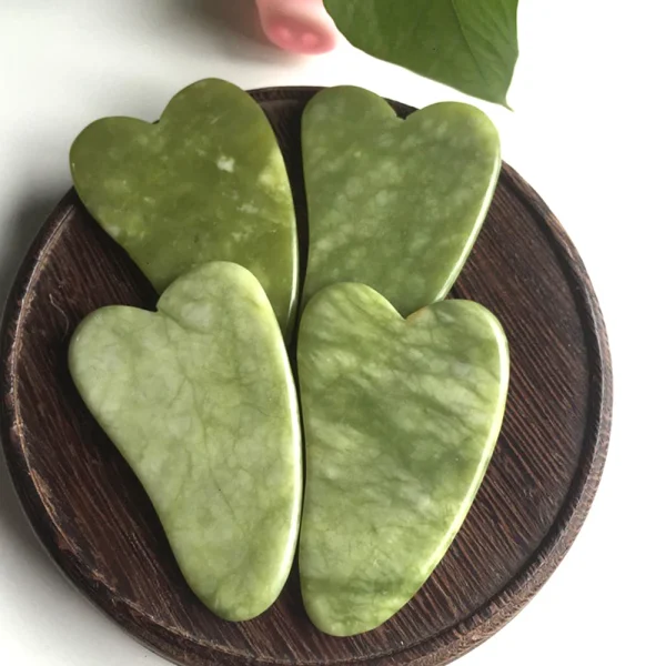 1PC Natural Jade Stone Gua Sha Board Massage Guasha Scraper Plate Face Beauty Health Massager Tools For Face Neck Back Skincare - Image 16