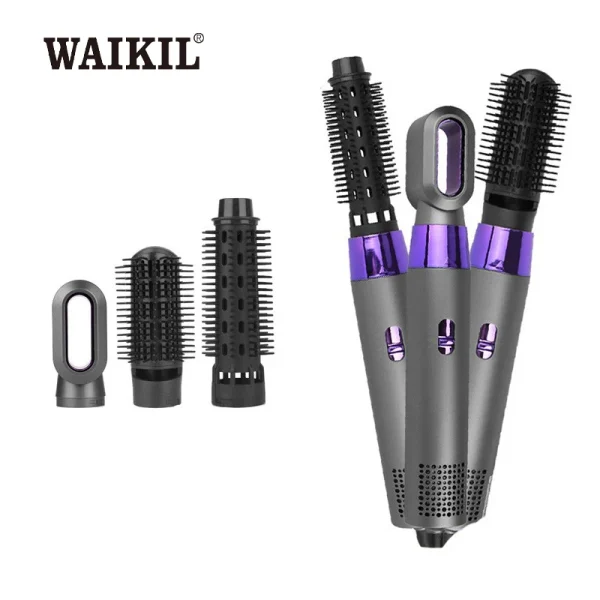 WAIKIL household electric three in one hair dryer women's high-power hot air comb hair salon specific curling iron styling tool