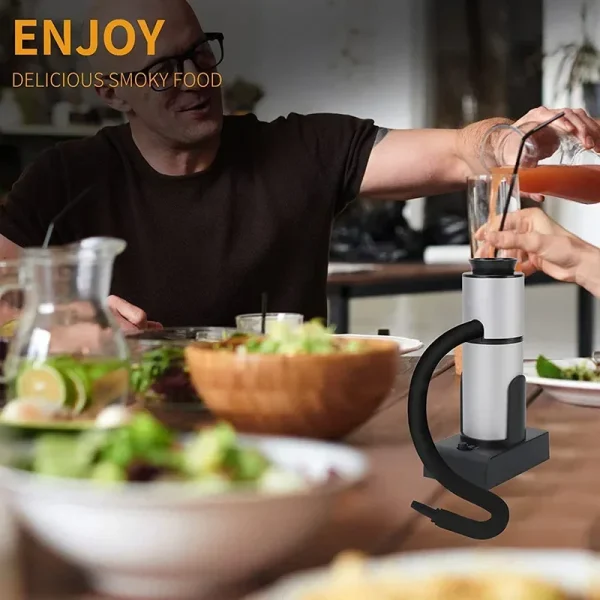 Portable Smoked Machine Handheld Cold Smoker Food Cuisine Cocktail Meat Drinks Cheese BBQ Smoking Machine Kitchen Tool - Image 14