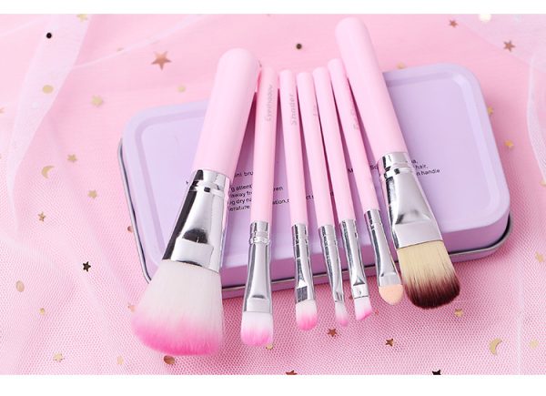 Hello Kitty Makeup Brush Set with Box Cute Fashion Blush Eyebrow Lip Eyeshadow Brush Beauty Tool Women Girls Facial Makeup Gift - Image 25