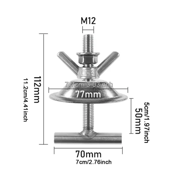 Table Umbrella Base Backyard Stainless Steel Garden Portable Umbrella Stand Base Porch Outdoor Universal Patio Umbrella Base - Image 6