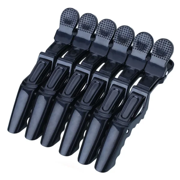 6pcs/lot Plastic Hair Clip Hairdressing Clamps Claw Section Alligator Clips Barber Salon Styling Hairpin Hair Accessories - Image 13