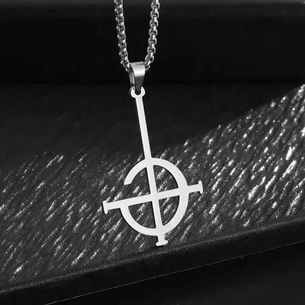 Stainless Steel Irish Witch Knot Celtic Knot Love Cross Key Pendant Necklace Couple Fashion Trend Lucky Amulet Jewelry Gift - Image 18