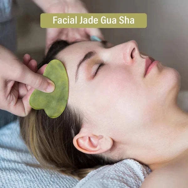 1PC Natural Jade Stone Gua Sha Board Massage Guasha Scraper Plate Face Beauty Health Massager Tools For Face Neck Back Skincare - Image 17