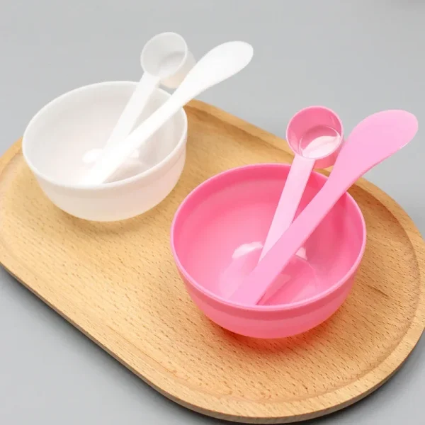 Mask Tool Set Beauty Spa Mask Bowl Conditioner Bowl Stirrer Plastic Measuring Spoon Mask Brush Facial Tools Limpiador Facial - Image 2