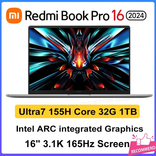 Xiaomi Redmi Book Pro 16 2024 intel Ultra 5/Ultra 7 32GB RAM 1TB SSD ARC 3K 120Hz Screen JYU4592CN/JYU4593CN - Image 8