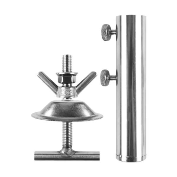 Table Umbrella Base Backyard Stainless Steel Garden Portable Umbrella Stand Base Porch Outdoor Universal Patio Umbrella Base - Image 7