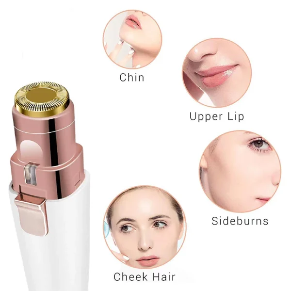 Electric Eyebrow Trimmer Painless Eye Brow Epilator For Women Makeup Mini Razors Portable Facial Hair Removal Shaver - Image 6