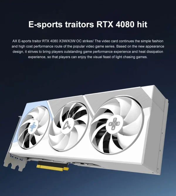 USED AX GAMING RTX 4070 RTX 4080 RTX 4060 TI  Graphic Card GDDR6X 256Bit HDMI 2.1 16Pin Gaming GPU Video Cards placa de vídeo - Image 13