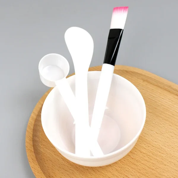 Mask Tool Set Beauty Spa Mask Bowl Conditioner Bowl Stirrer Plastic Measuring Spoon Mask Brush Facial Tools Limpiador Facial - Image 22