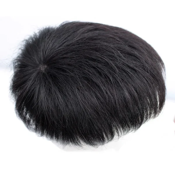 Best-selling synthetic fiber wig men's short hair inch head high temperature silk mechanism hair block wig - Image 6