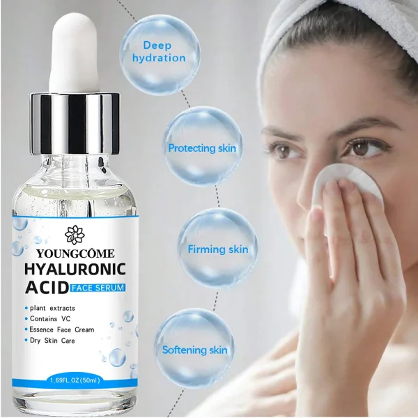 Hyaluronic Acid Facial Essence Deep Moisturizing Facial Skin Essence Korean Skin Care Products - Image 3