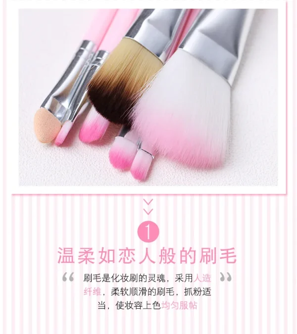 Hello Kitty Makeup Brush Set with Box Cute Fashion Blush Eyebrow Lip Eyeshadow Brush Beauty Tool Women Girls Facial Makeup Gift - Image 20