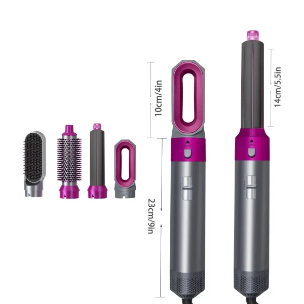 Professional 5-in-1 Hair Straightener Multi Functional Dyson Airwraps Hair Dryer Automatic Curler Straightening Comb - Image 15