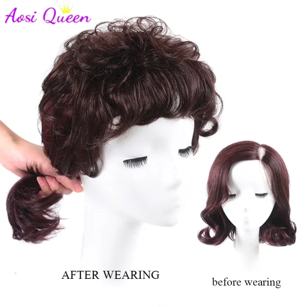 AS  Hair 3D Air Hair Bangs Fringe Clip In Bangs Hair Extensions Wigs Hair Pieces Bangs Toupees Toppers For Hair Loss - Image 3