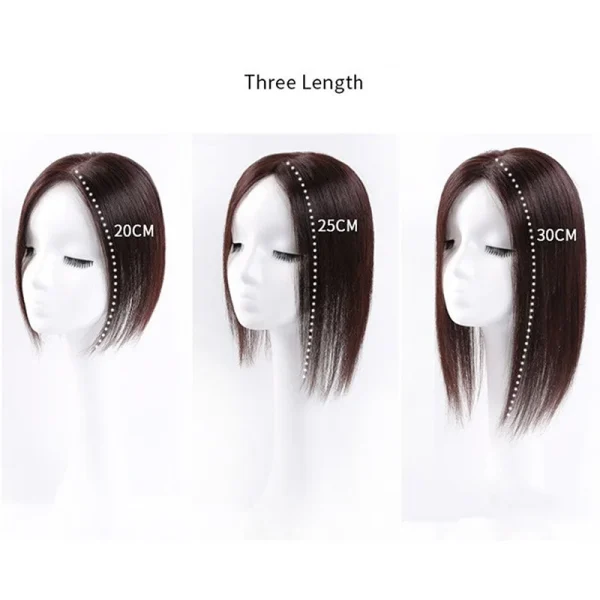 Straight Hair Clip In Human Hair Extension Silk Top Base Topper For Women Toupee Hairpiece Wig 12x13cm Natural Color Top Wig - Image 29