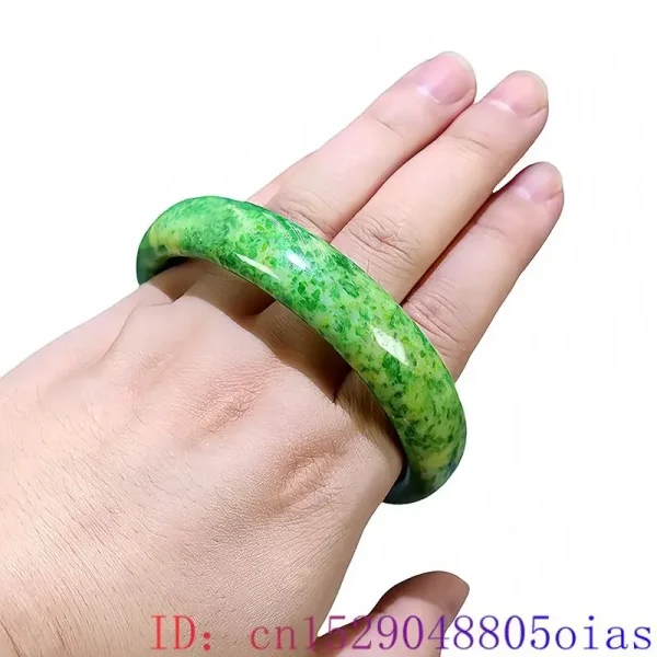 Real Jade Bracelet Bangles for Women Gift Designer Talismans Charm Vintage Real Accessories Natural Jewelry Gemstone Men - Image 5