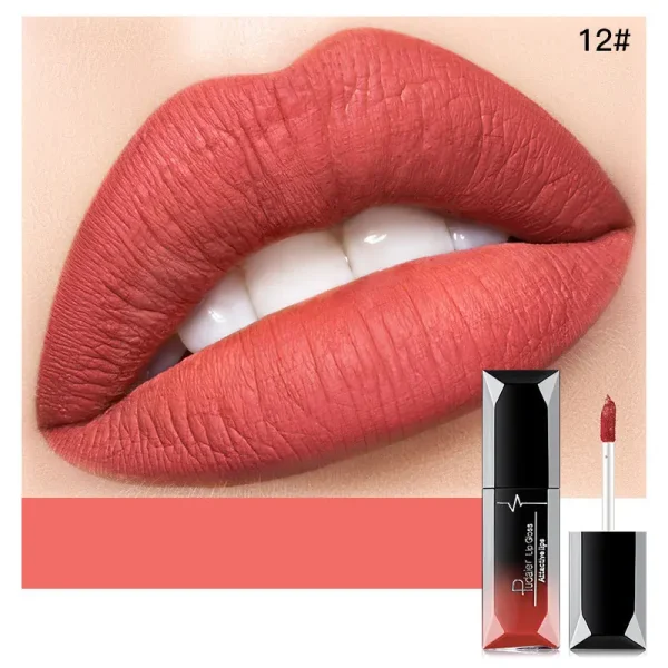 21-Color Lip Gloss Matte Mist Liquid Lipstick Waterproof Long lasting Cosmetics Lip Tint Paste Not-fade Lip Glaze - Image 11