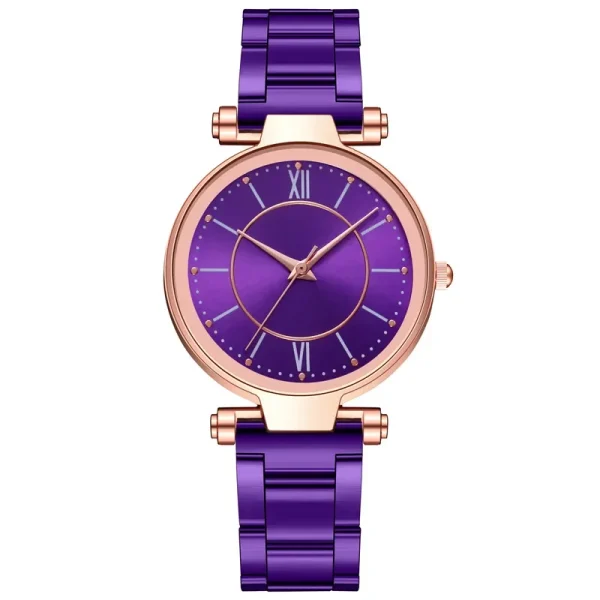 Luxury Rose Gold Stainless Steel Watches Female Classic Round Dial Quartz Watch Women Business Wristwatches Wrist Jewelry Reloj - Image 31