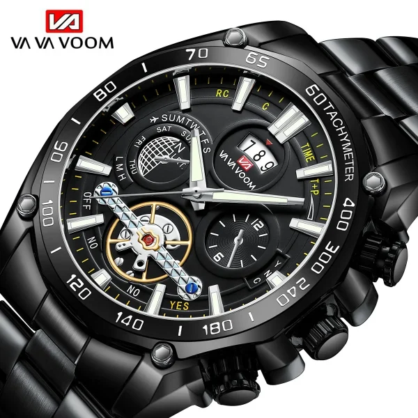 New Arrival Design Men Wrist Watches Gold Silver sports Watches For Male Clock relogio masculino - Image 3