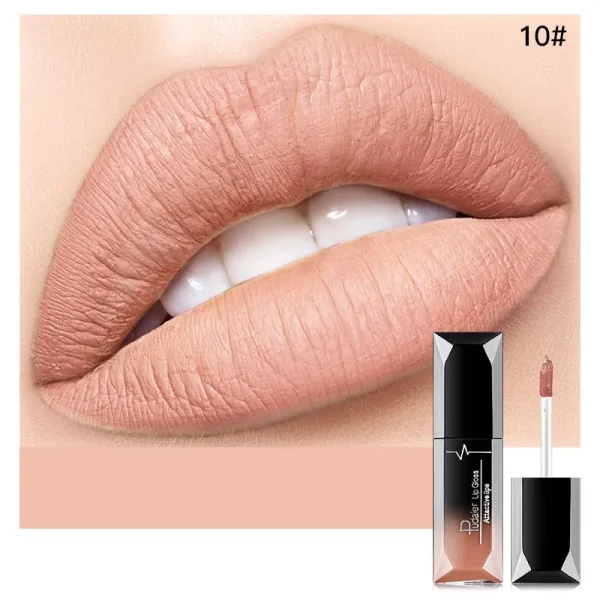 21-Color Lip Gloss Matte Mist Liquid Lipstick Waterproof Long lasting Cosmetics Lip Tint Paste Not-fade Lip Glaze - Image 16