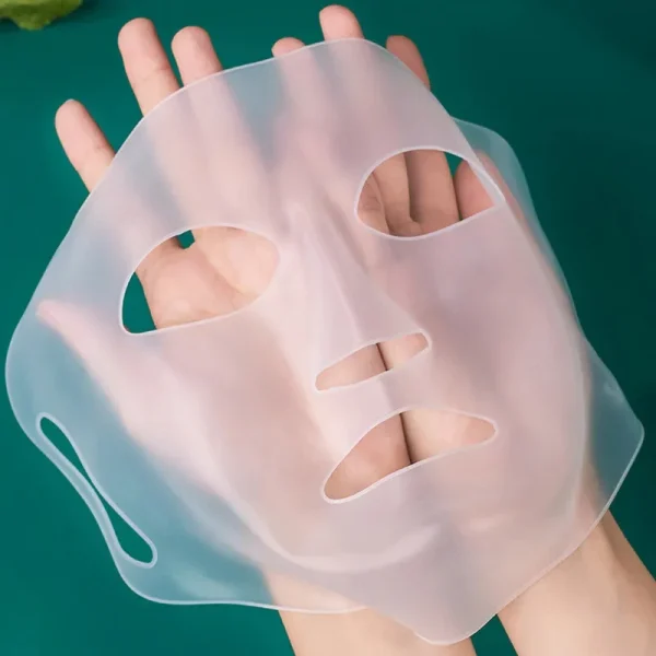 3D Silicone Mask Face Women Skin Care Tool Hanging Ear Face Mask Gel Sheet Reusable Lifting Anti Wrinkle Firming Ear Fixed Tools - Image 2