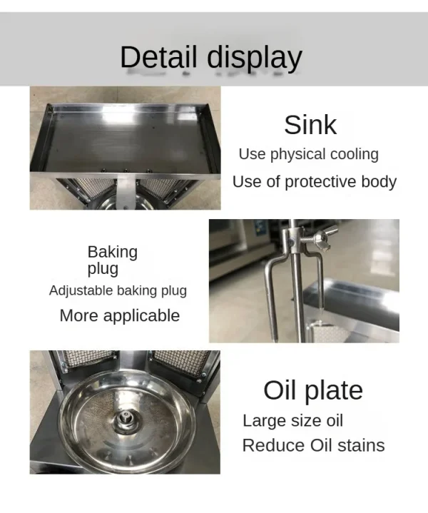 Commercial gas full-automatic rotating chicken oven, small Brazilian barbecue Türkiye barbecue machine - Image 12