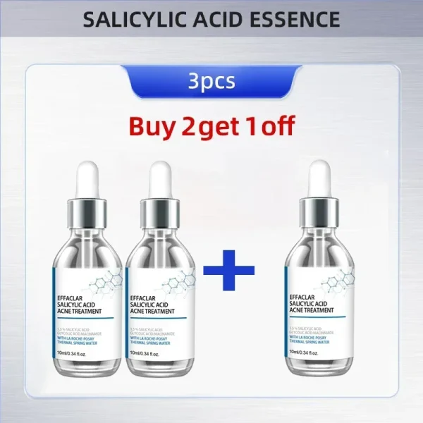 Salicylic Acid  Solution Essence Shrink pores and Acne Spot Removing Shrink Pores Oil-Control Brighten Face Skin Makeup - Image 11