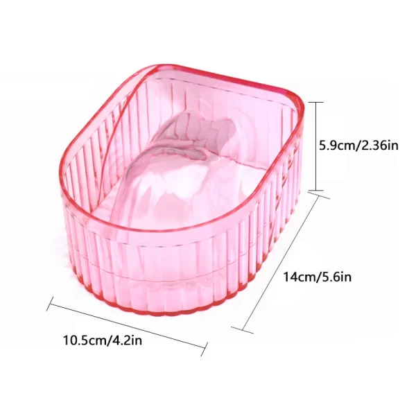 Nail Soaking Bowl Acrylic Soak Off Gel Polish Dip Powder Remover Manicure Bowl For Home Bowl For Nail Art Hands Gel Soak Off - Image 6