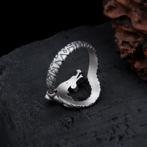 BOCAI 100% S925 silver good luck in the Year of the Dragon ring for men and women Chinese style auspicious jewelry birthday gift - Image 4