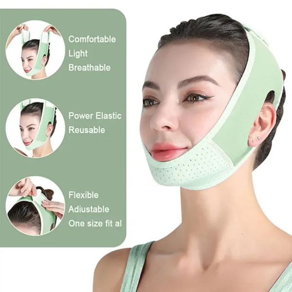 Face Slimming Strap Reduce Double Chin Lift V Face Stickers Anti Bandage For Face Strap Belt Mask Lift Oval Mask Face - Image 9