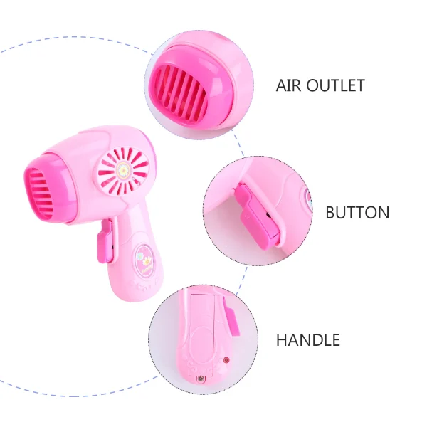 Simulation Toys Miniature Electric Hair Dryer Home Appliance Pretend Play House Prop Model Kid Childrens - Image 5