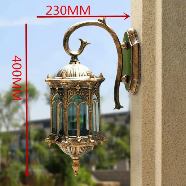 Vintage Wall Lamp Backyard Bar Garden Art Decor Wall Light Chic Home Decoration Accessories - Image 3
