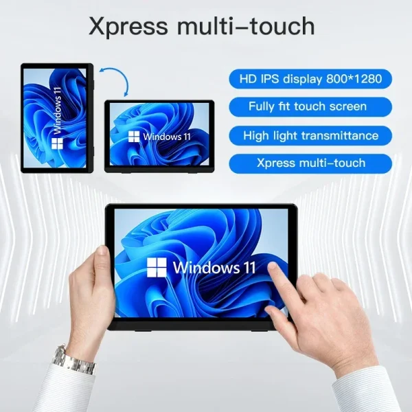 SZBOX S7 7 inch N100 Mini PC Pocket WiFi6 BT5.2 Touch Screen Windows 11 PRO LPDDR5 16GB 256GB SSD Tablet Desktop GAMER Computer - Image 10