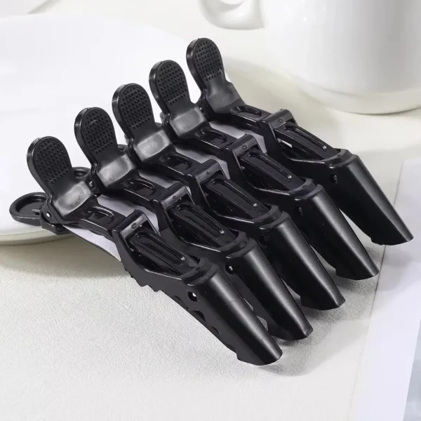 5Pcs/Lot Alligator Hair Clip Hairdressing Clamps Plastic Hair Claw Professional Barber For Salon Styling Hairpins Hair Accessor - Image 2