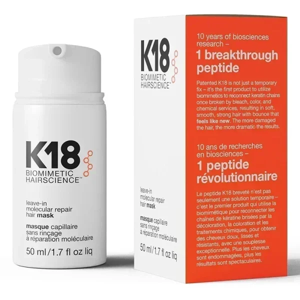 150ml K18 Original  Leave-in Hair Mask Molecular Repairs Dry Damaged Hair 5 Seconds Repairing Smoothing Nourish Hair Care - Image 7